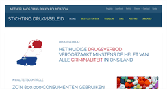 Desktop Screenshot of drugsbeleid.nl