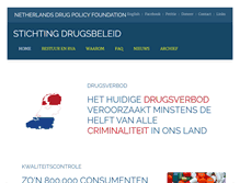 Tablet Screenshot of drugsbeleid.nl